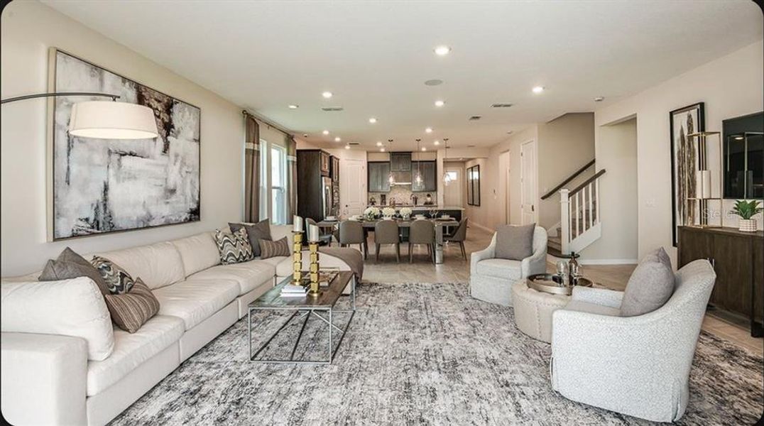 Furnished interior view inside a new home in Tiburon, Nokomis (Image 6).