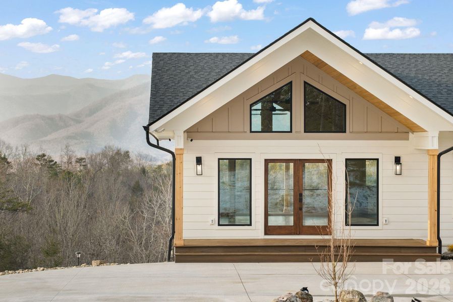 Front exterior of a new home in , Old Fort, NC, highlighting curb appeal (Image 2). Front exterior of a new home in , Old Fort, NC, highlighting curb appeal (Image 2).