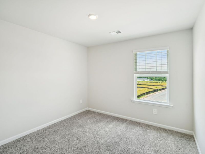 The Lancaster floorplan with the Calm Burlap interior package.