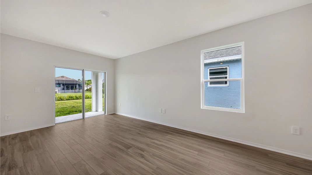 Representative unfurnished interior of a home built from the Maple by SimplyDwell Homes in Broadleaf, Parrish (Image 9). Representative unfurnished interior of a home built from the Maple by SimplyDwell Homes in Broadleaf, Parrish (Image 9).