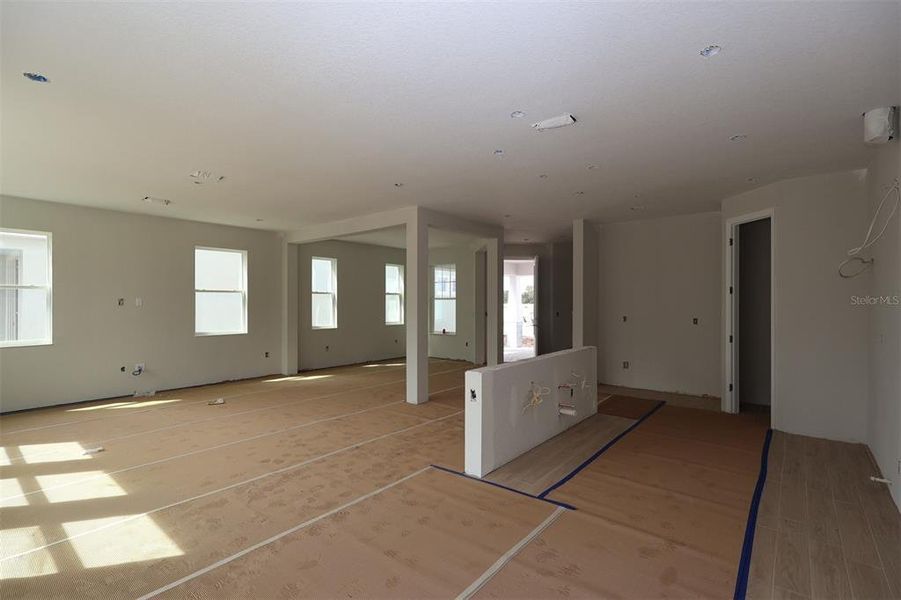 In-progress construction of a new home in Center Lake on the Park, St. Cloud, FL (Image 11).