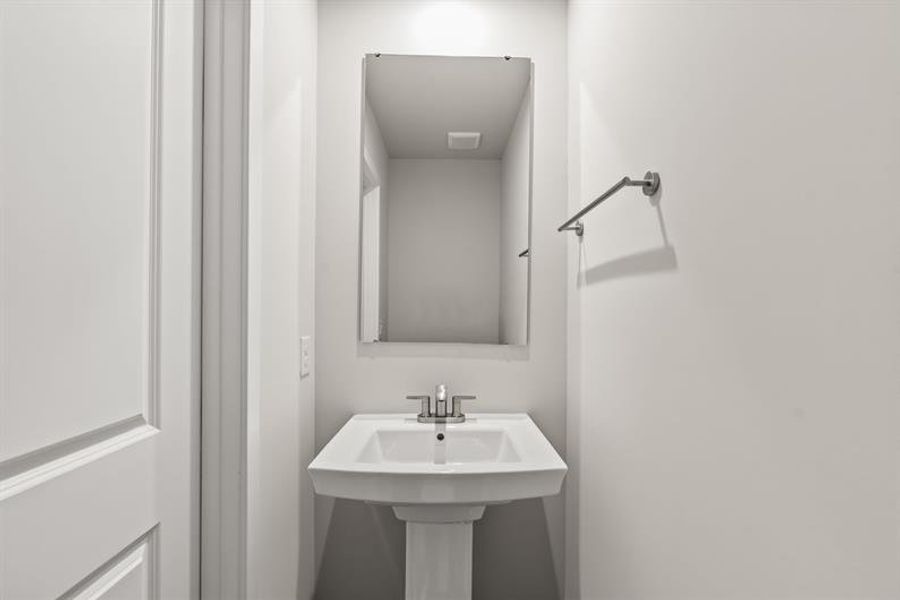 Close-up of interior finishes inside a home in Lakes at Riverbend Townhomes, Navassa (Image 10).