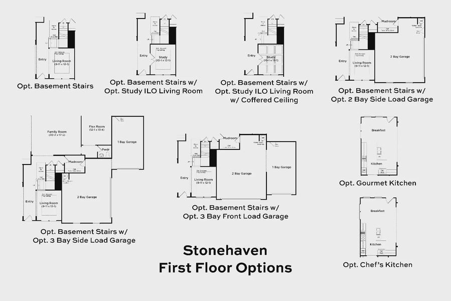 2D floor plan layout for the Stonehaven by DRB Homes in Reserve at Crowthorne, Zebulon, NC (Image 5). 2D floor plan layout for the Stonehaven by DRB Homes in Reserve at Crowthorne, Zebulon, NC (Image 5).