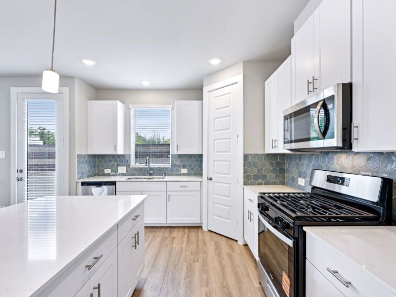 Furnished interior view inside a new home in Spring Brook Village - City Series, Houston (Image 3).