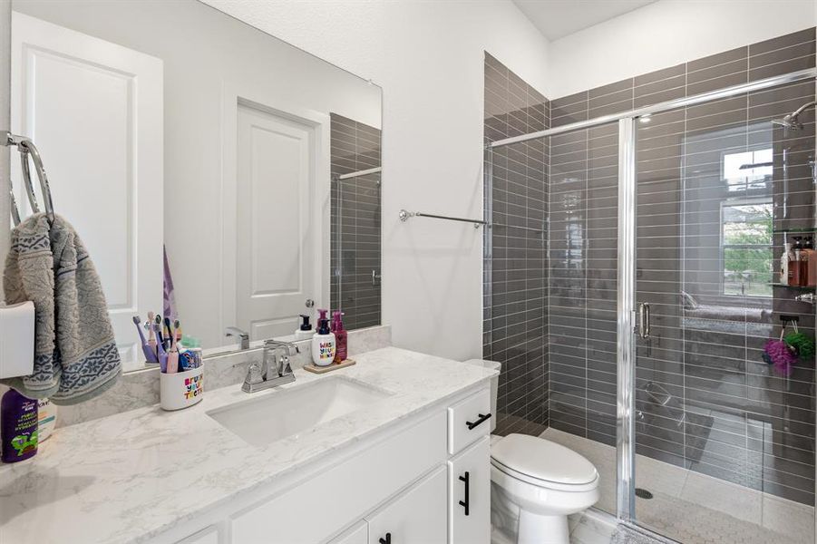 Furnished interior view inside a new home in The Reserve at Watters, Allen (Image 15).