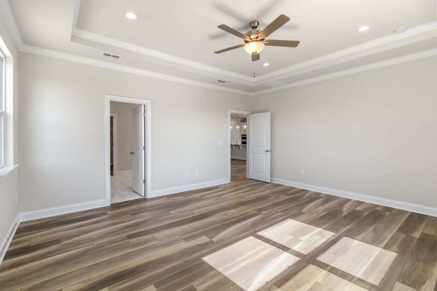 Representative unfurnished interior of a home built from the Teton by Mattamy Homes in Magnolia Park, Garner (Image 12).