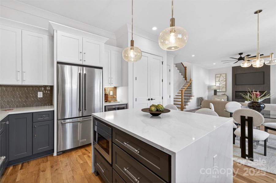 Furnished interior view inside a new home in , Charlotte (Image 18).