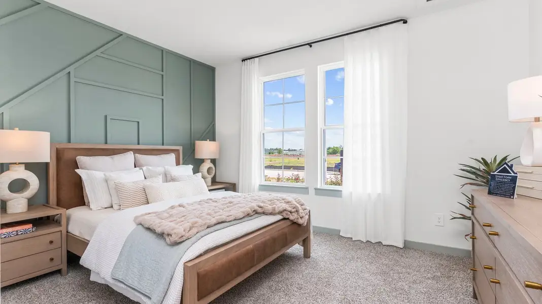 Representative furnished interior of a home built from the Colby by D.R. Horton in Lago Mar, Texas City (Image 13).