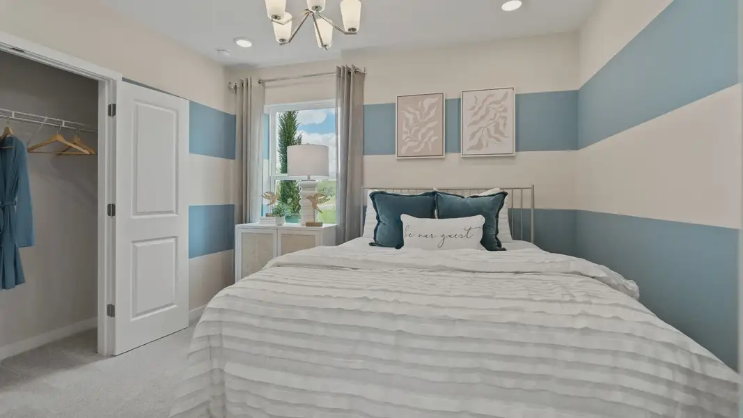 Furnished interior view inside a new home in Haven at Diamond Springs, Jacksonville (Image 26).