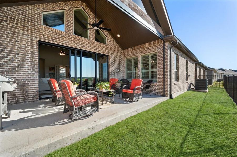 Exterior details and patio area of a home in , Fort Worth (Image 20). Exterior details and patio area of a home in , Fort Worth (Image 20).