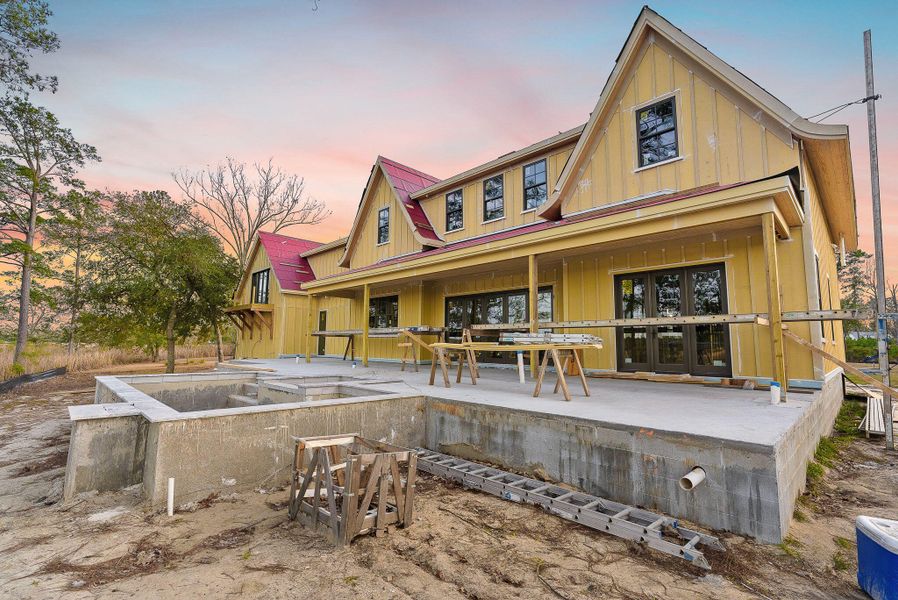In-progress construction of a new home in , Ravenel, SC (Image 11).