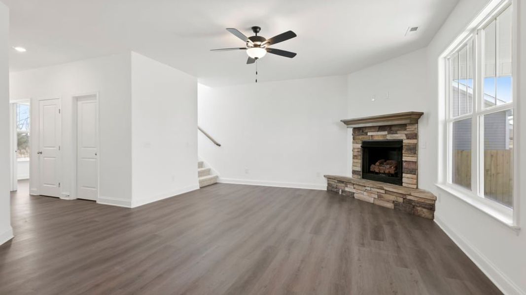 Spacious, unfurnished interior of a new home in Edgewood Estates, Greenville (Image 15). Spacious, unfurnished interior of a new home in Edgewood Estates, Greenville (Image 15).