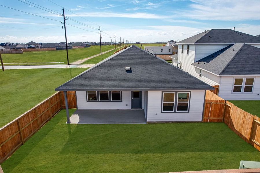 Exterior details and patio area of a home in Hockley Meadows, Hockley (Image 20).
