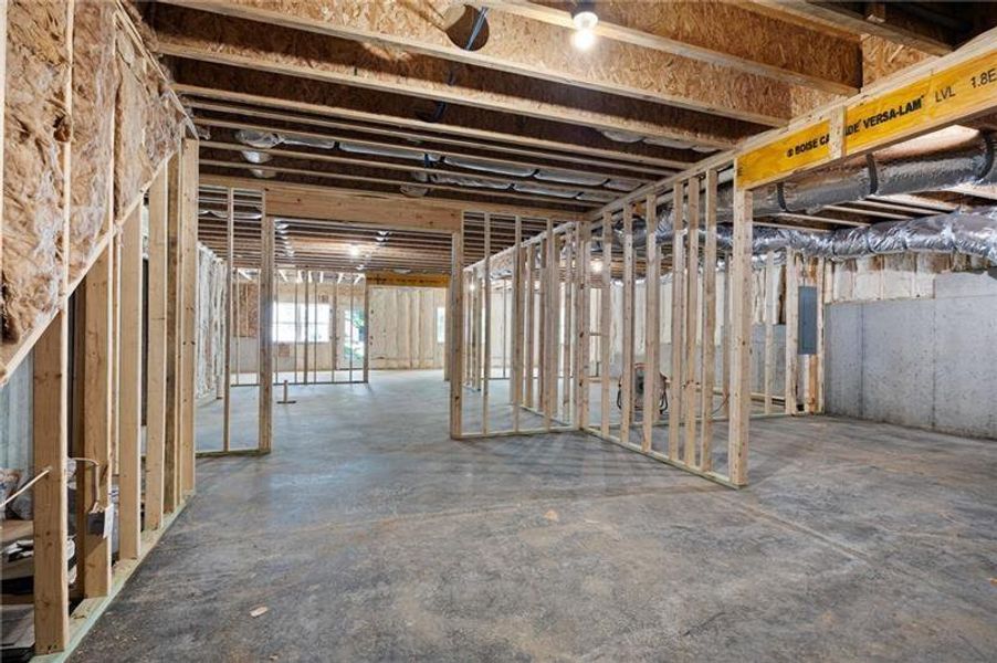 In-progress construction of a new home in , Cartersville, GA (Image 37).