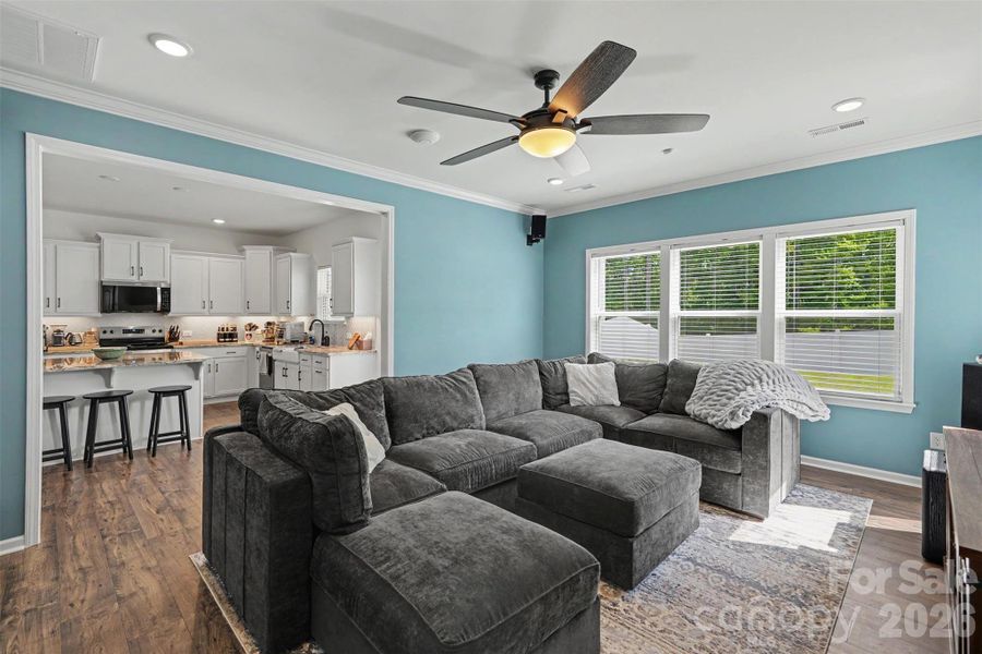 Furnished interior view inside a new home in , China Grove (Image 22).