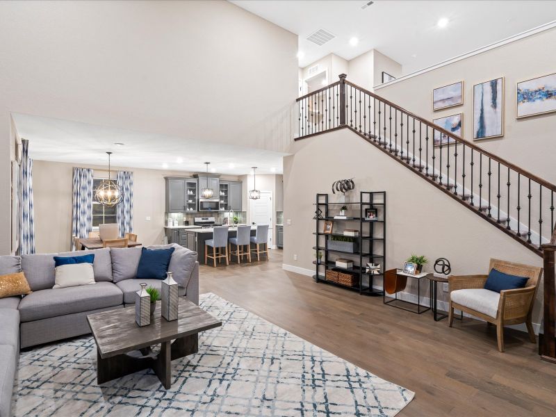 The Bluebell floorplan interior image taken at a Meritage Homes community in Littleton, CO.