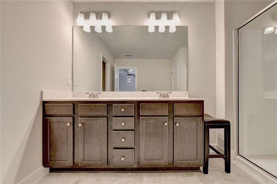 Furnished interior view inside a new home in , Auburn (Image 37).