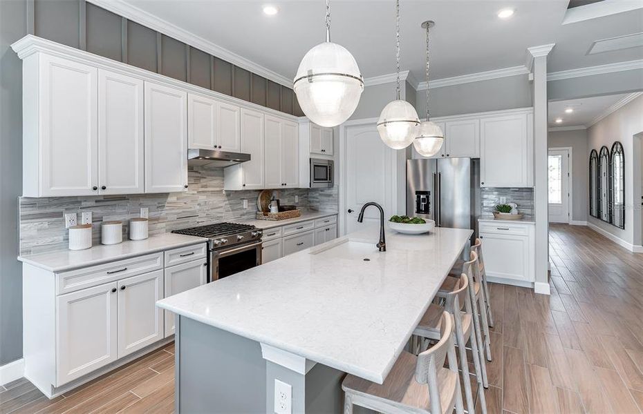 Furnished interior view inside a new home in BeachWalk by Manasota Key, Englewood (Image 15).