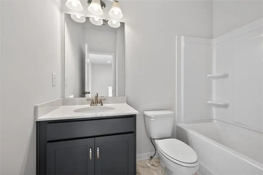 Furnished interior view inside a new home in Franklin Manor, Lawrenceville (Image 11). Furnished interior view inside a new home in Franklin Manor, Lawrenceville (Image 11).