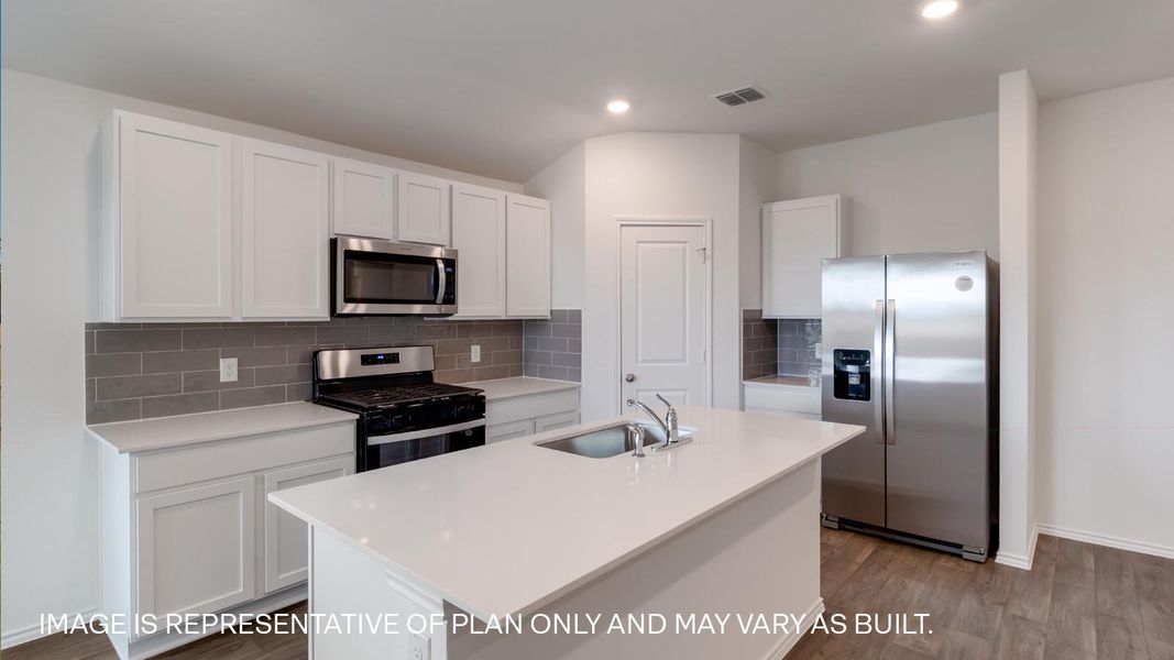 Furnished interior view inside a new home in Valverde, Bastrop (Image 3).
