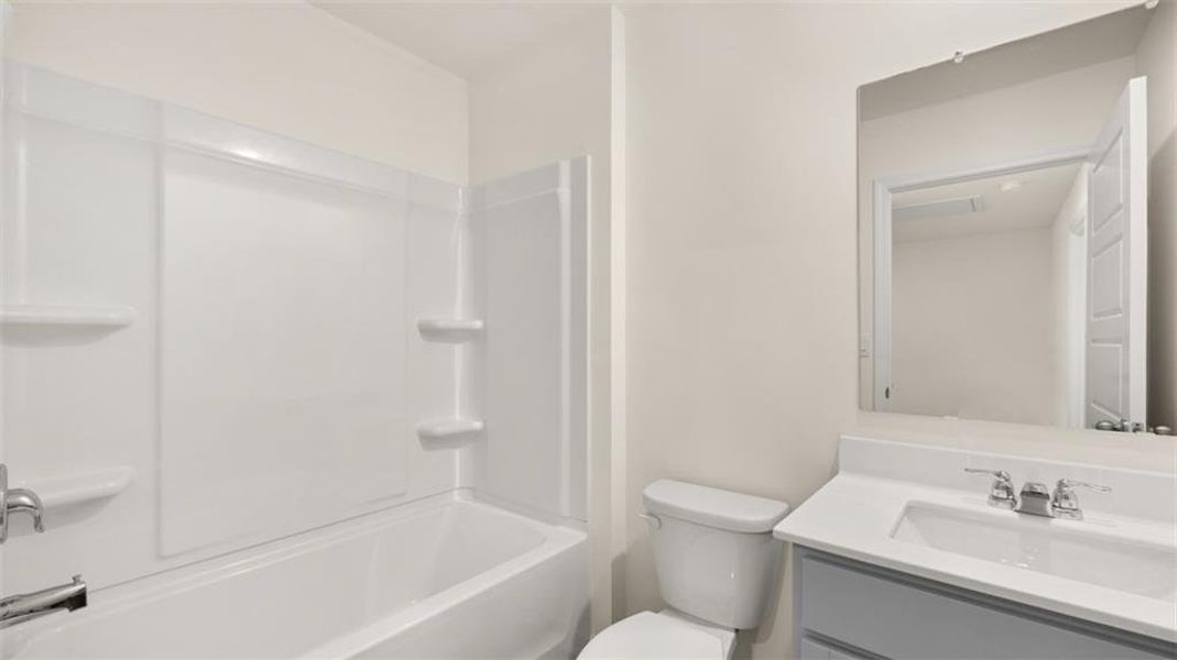 Furnished interior view inside a new home in The Gables at Agricultural Village, Perry (Image 7).