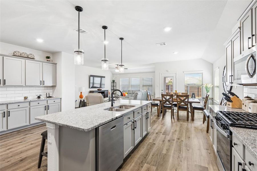 Furnished interior view inside a new home in , Providence Village (Image 10).