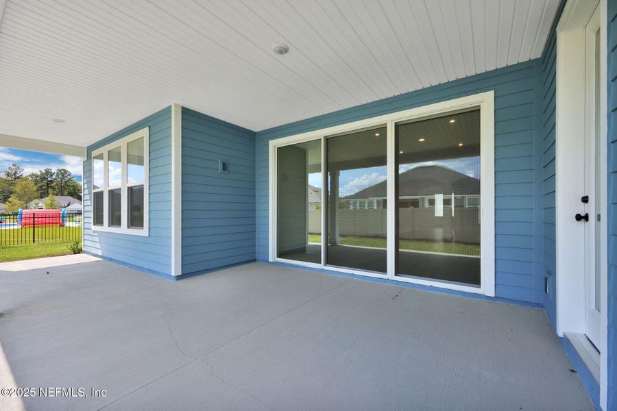 Exterior details and patio area of a home in Trailmark - Phase 6, St. Augustine (Image 29).