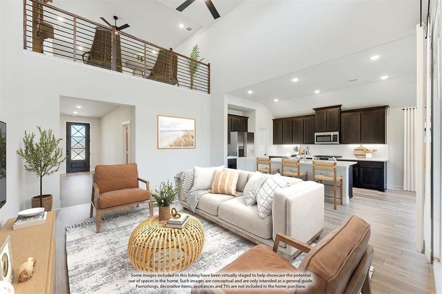 Furnished interior view inside a new home in Arcadia Trails, Balch Springs (Image 15).