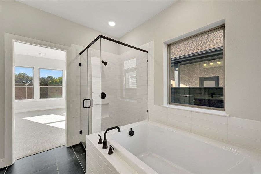 Furnished interior view inside a new home in Solterra - Garden Series, Mesquite (Image 18).