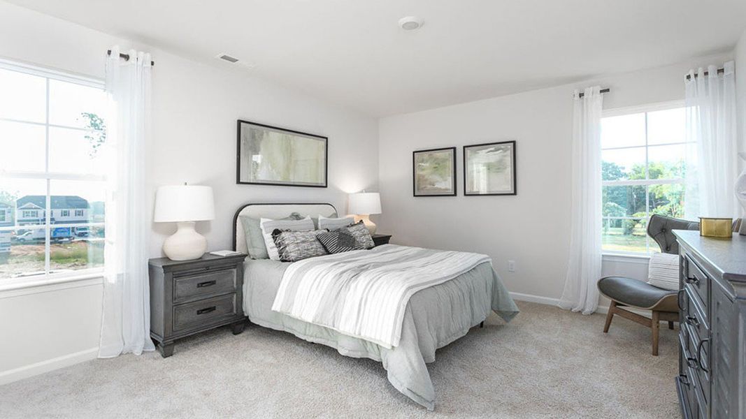 Furnished interior view inside a new home in The Estates at Edinborough, Gibsonville (Image 34).