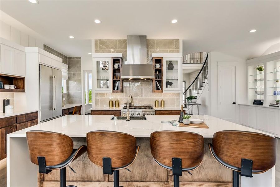 Furnished interior view inside a new home in Buffalo Ridge, Celina (Image 9). Furnished interior view inside a new home in Buffalo Ridge, Celina (Image 9).