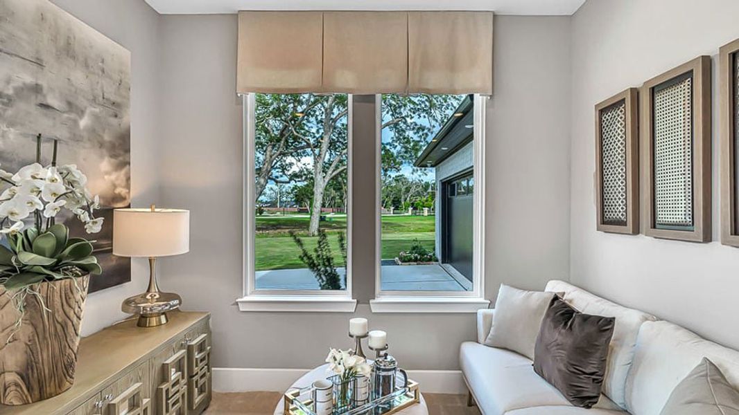 Furnished interior view inside a new home in Avalon at Cypress, Cypress (Image 12).