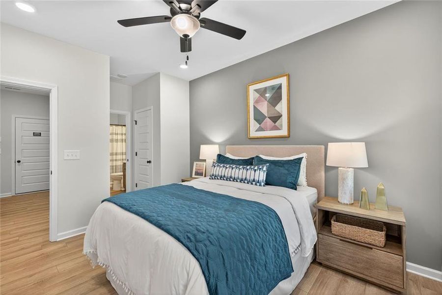 Furnished interior view inside a new home in Allen Manor, Hoschton (Image 21).