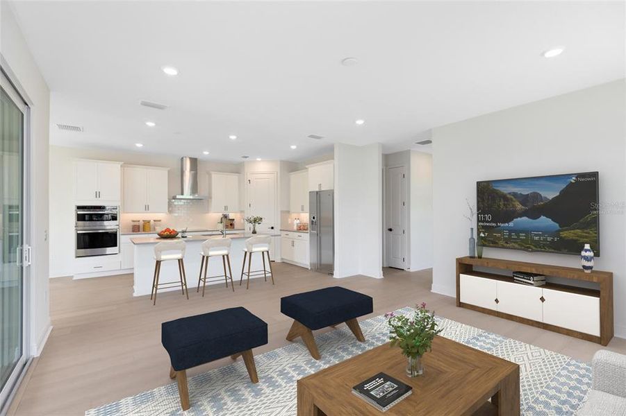 Virtually staged image.