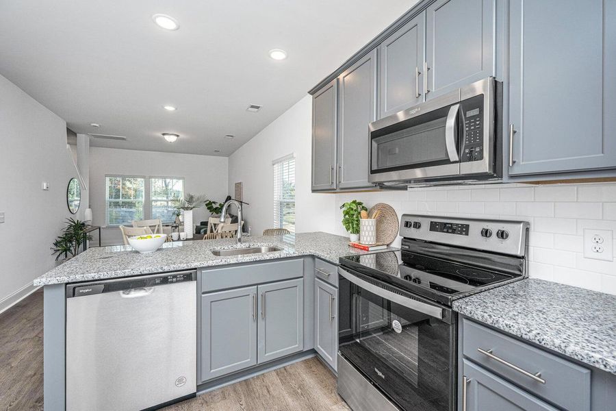 Furnished interior view inside a new home in , Charleston (Image 16).