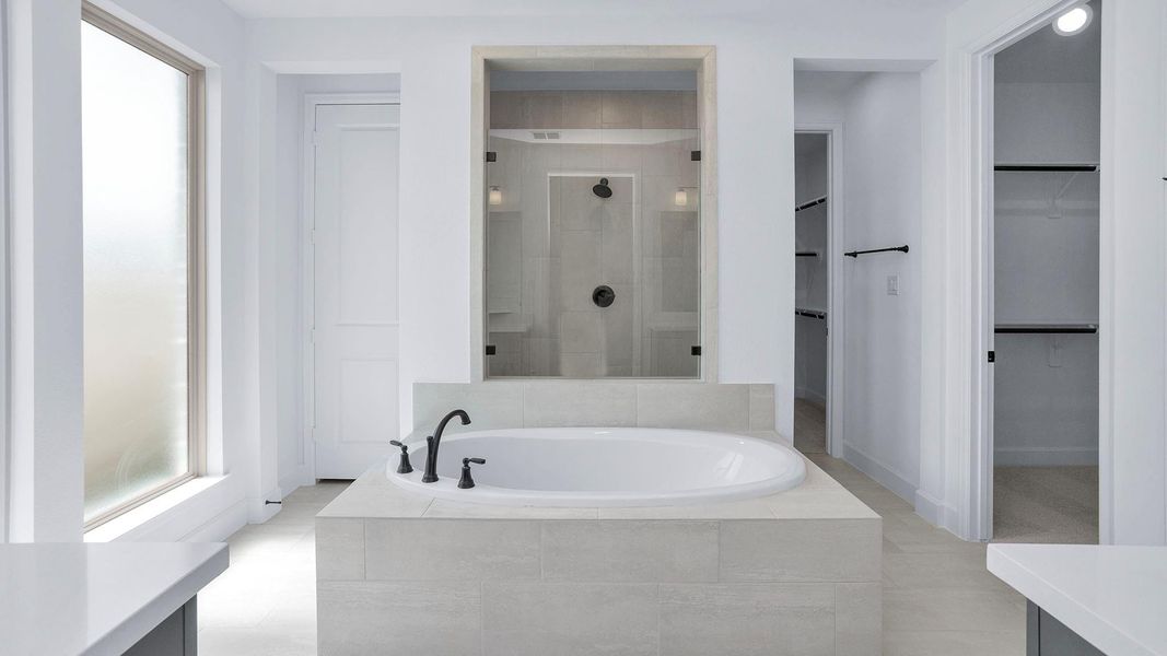 Furnished interior view inside a new home in Everly, Tomball (Image 9).