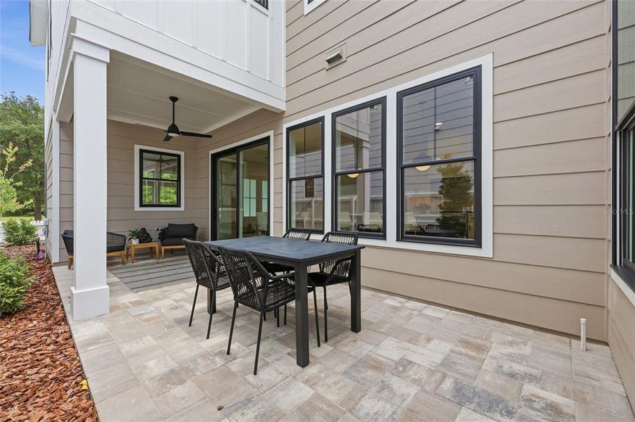 Exterior details and patio area of a home in , Newberry (Image 27).