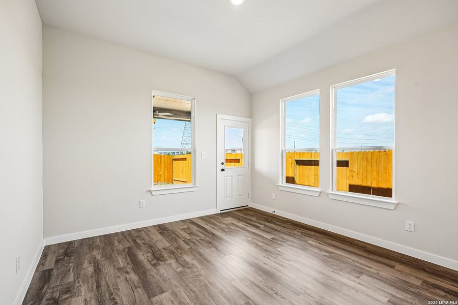 Spacious, unfurnished interior of a new home in Red Hawk Landing, San Antonio (Image 29). Spacious, unfurnished interior of a new home in Red Hawk Landing, San Antonio (Image 29).
