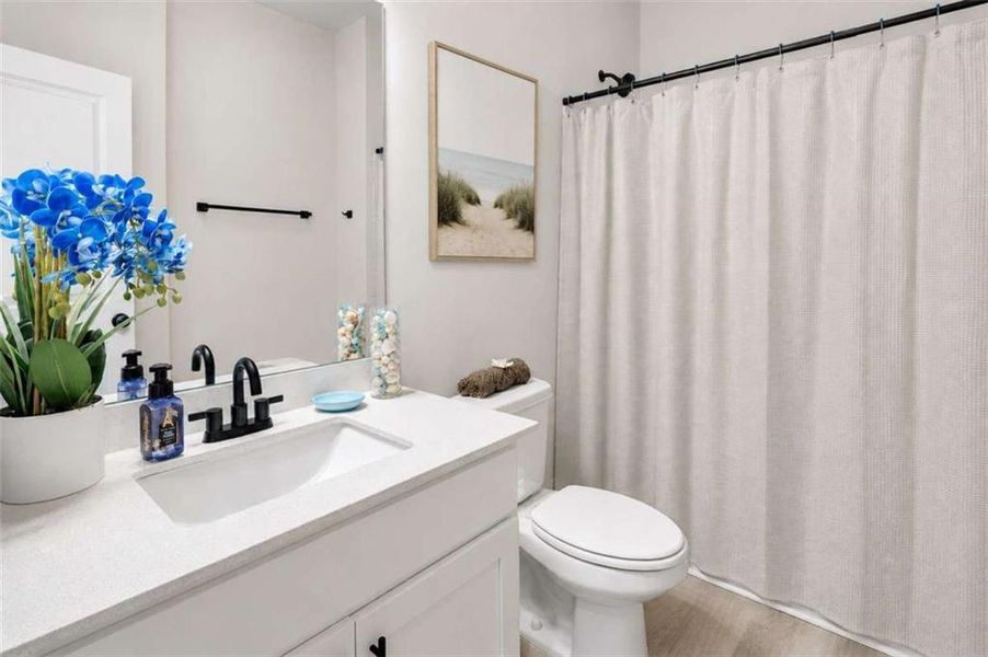 Furnished interior view inside a new home in , Monroe (Image 29).