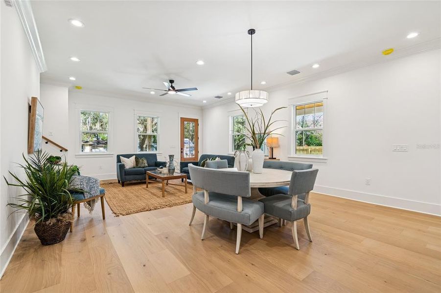 Furnished interior view inside a new home in , Tampa (Image 9). Furnished interior view inside a new home in , Tampa (Image 9).