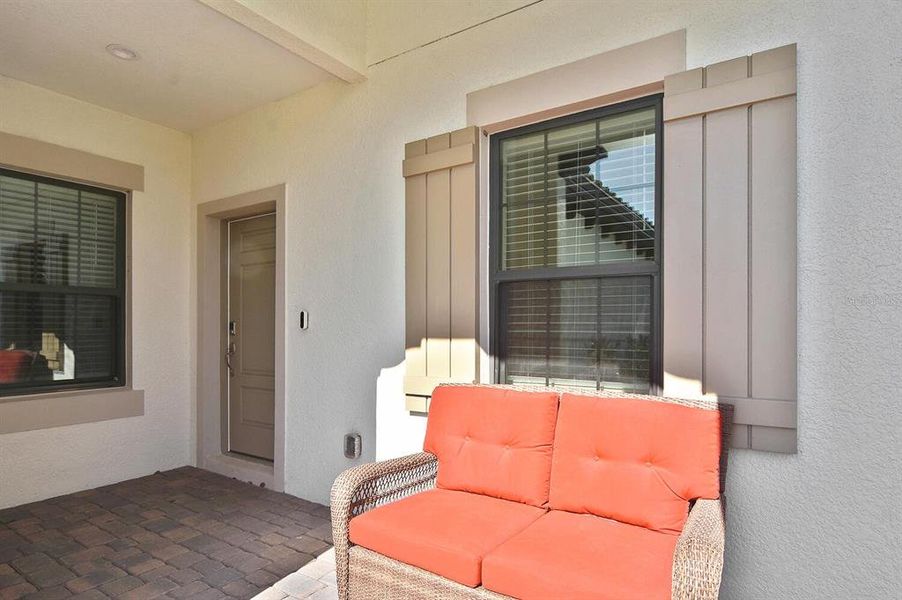 Exterior details and patio area of a home in , Englewood (Image 24).