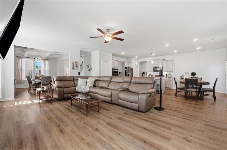 Furnished interior view inside a new home in Dixon Farm, Fayetteville (Image 6). Furnished interior view inside a new home in Dixon Farm, Fayetteville (Image 6).