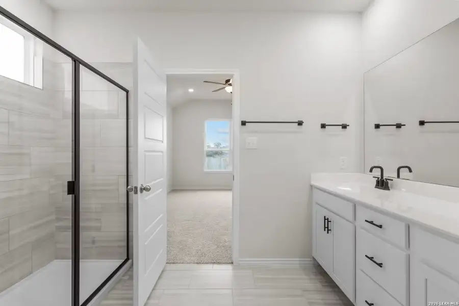 Furnished interior view inside a new home in Comanche Ridge, San Antonio (Image 9).