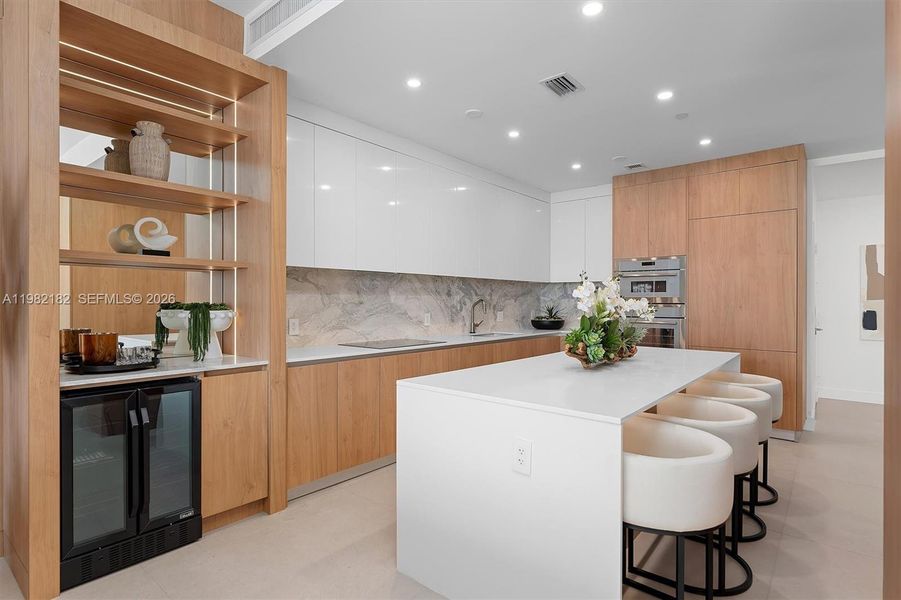 Furnished interior view inside a new home in , Miami (Image 6).