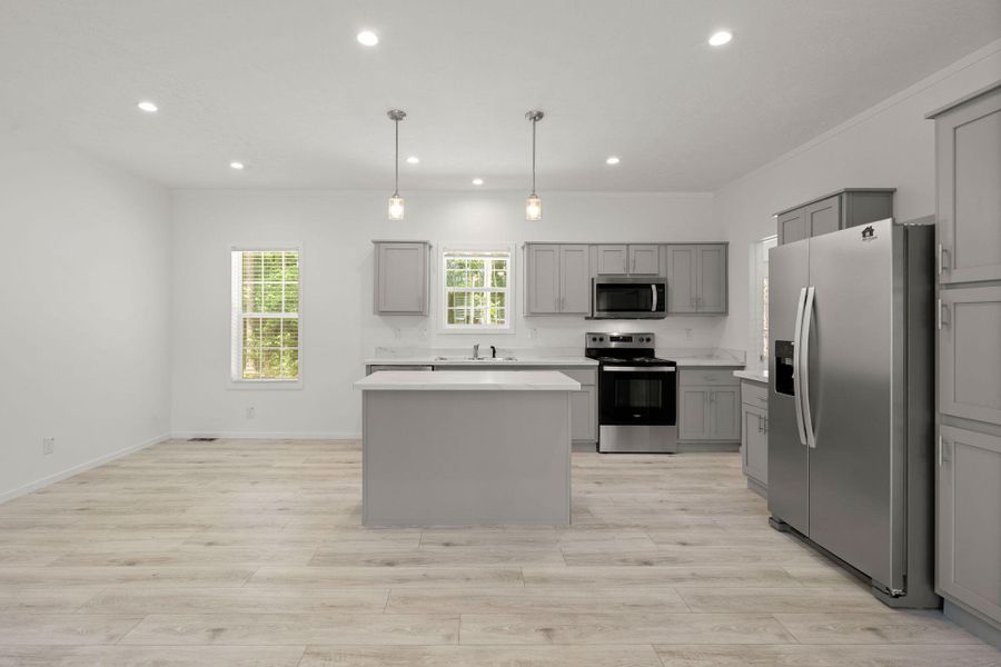 Furnished interior view inside a new home in , Cottageville (Image 10).