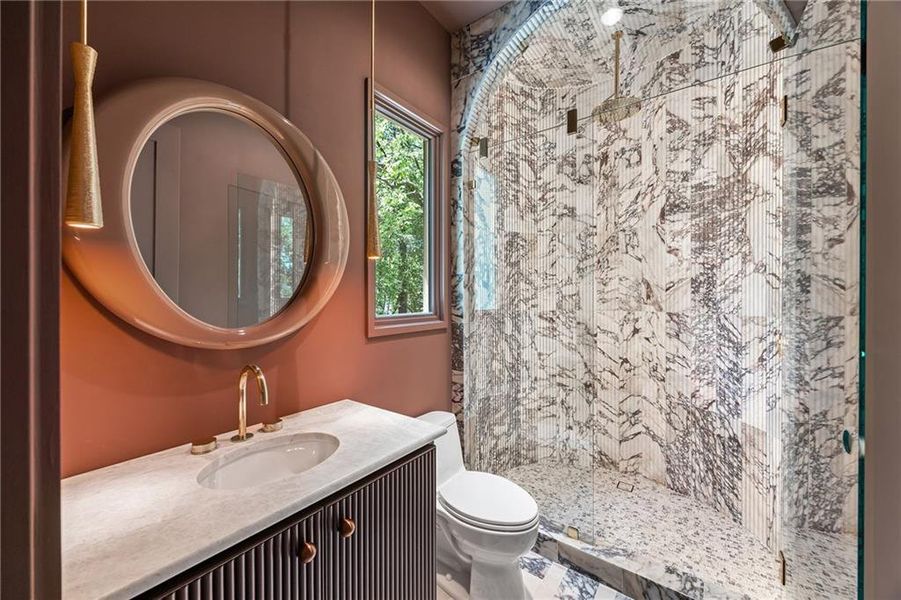 Furnished interior view inside a new home in , Brookhaven (Image 40).