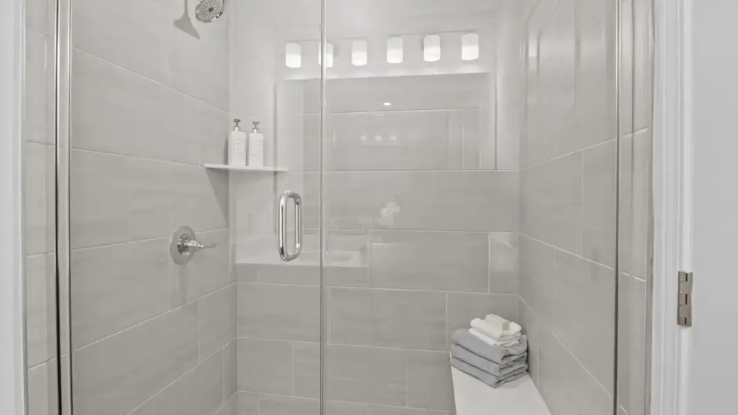 The Litchfield Plan by DBR Homes in Charlotte, NC - Primary Bathroom