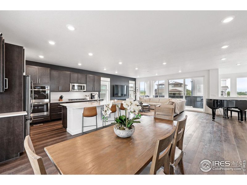 Furnished interior view inside a new home in Silo: The Skyline Collection, Lafayette (Image 7).
