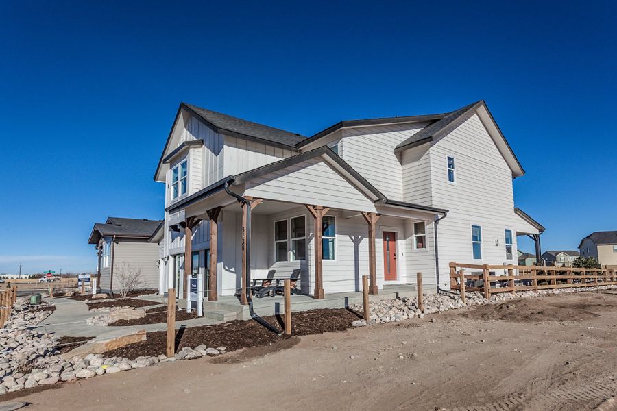 Construction in progress for homes built from the Twain by Hartford Homes in Trailside, Timnath, CO (Image 62).