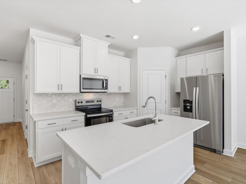 Furnished interior view inside a new home in Courts at Brook Run, Moncks Corner (Image 5).